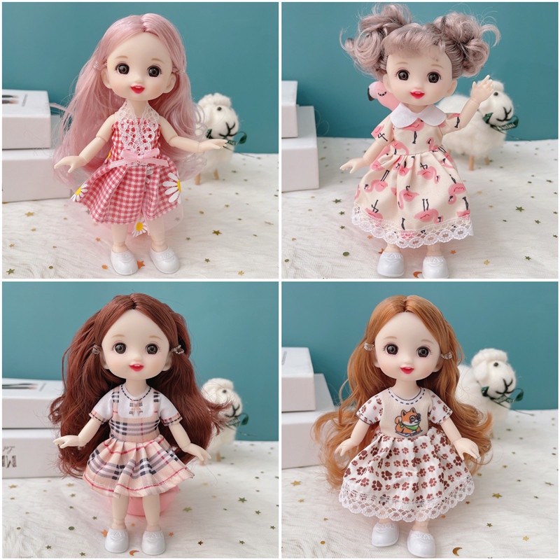 Bộ Đồ Chơi Búp Bê Blythe 17cm Xinh Xắn Cho Bé
