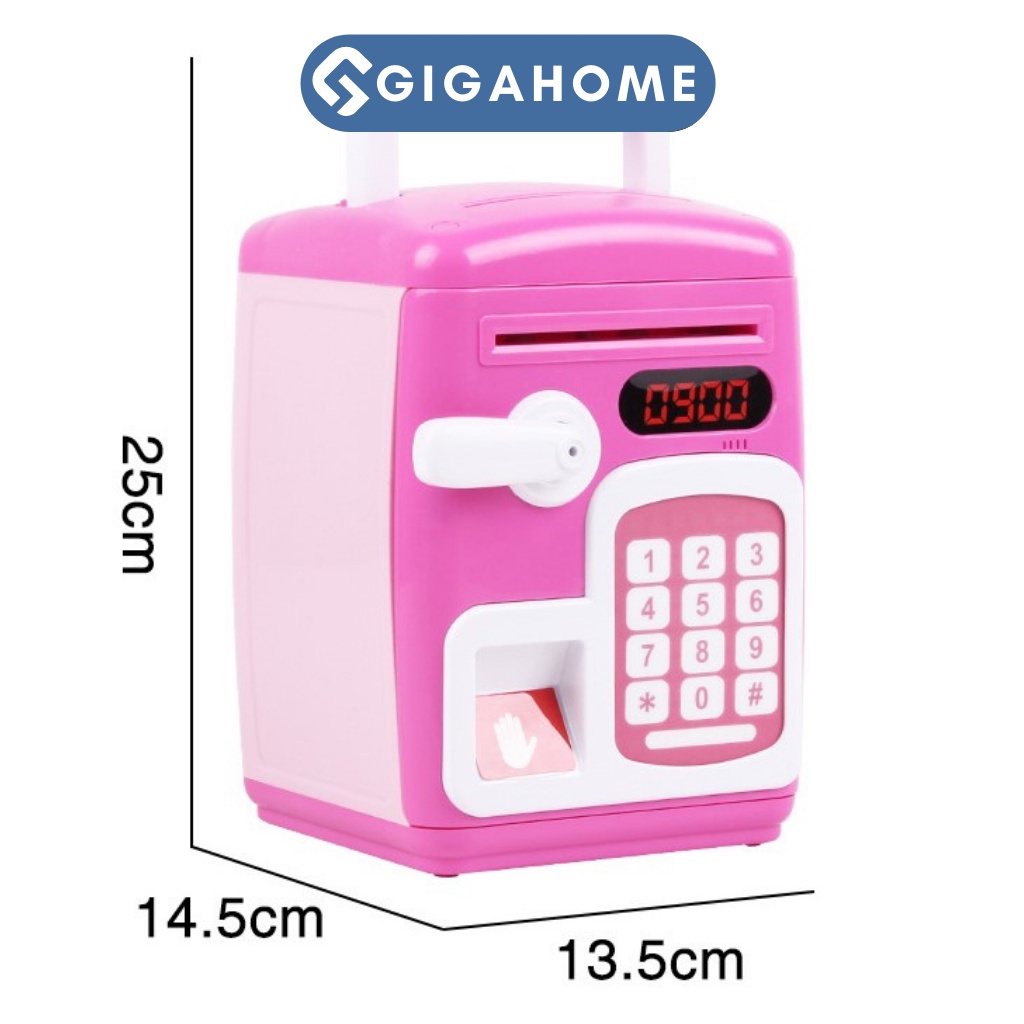 Két Sắt Điện Tử Mini Có Khóa Vân Tay Và Mật Khẩu Thông Minh Cho Bé GIGAHOME 9661