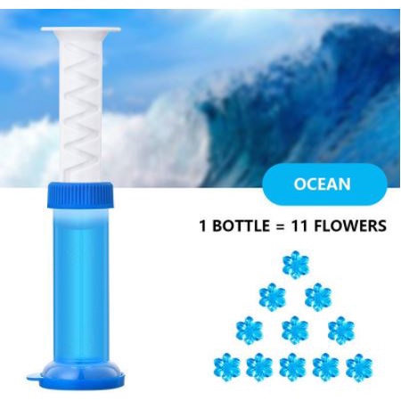 Gel khử mùi bồn cầu tạo hình bông hoa , gel khử trùng bồn cầu, với 6 mùi hương cho toilet