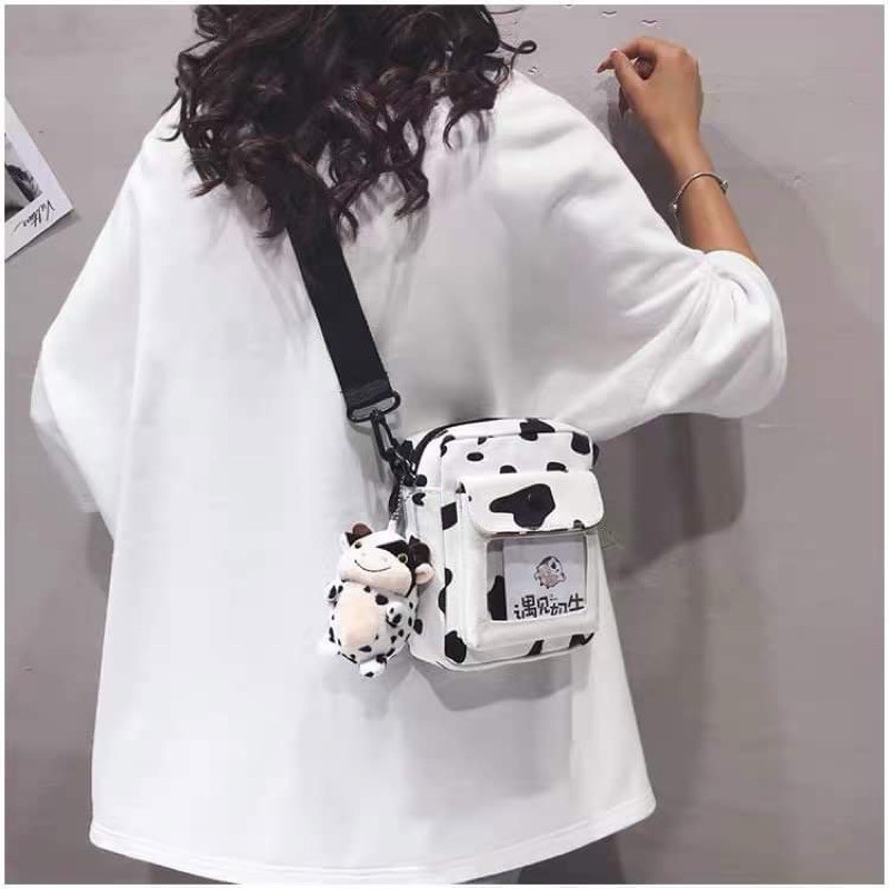 Túi chéo bò sữa mini DH12