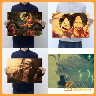 Poster Anime One Piece kích thước 50.5*35cm - Tranh Nhân vật hoạt hình One Piece dùng trang trí nội thất