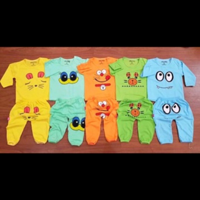 combo 25 bộ dài tay cho bé