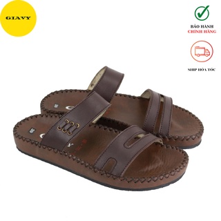 Dép quai da thời trang DT555 - GIÀY GIAVY
