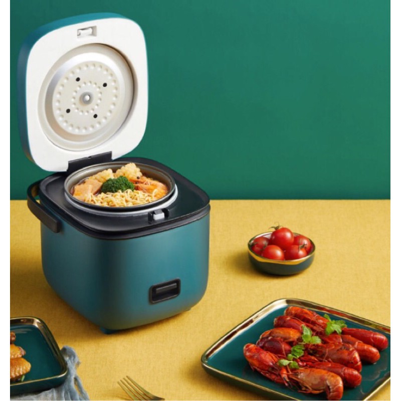 Nồi Cơm Điện Đa Năng Mini 0,8L cho 1-2 người (tặng kèm khay hấp) | BigBuy360 - bigbuy360.vn
