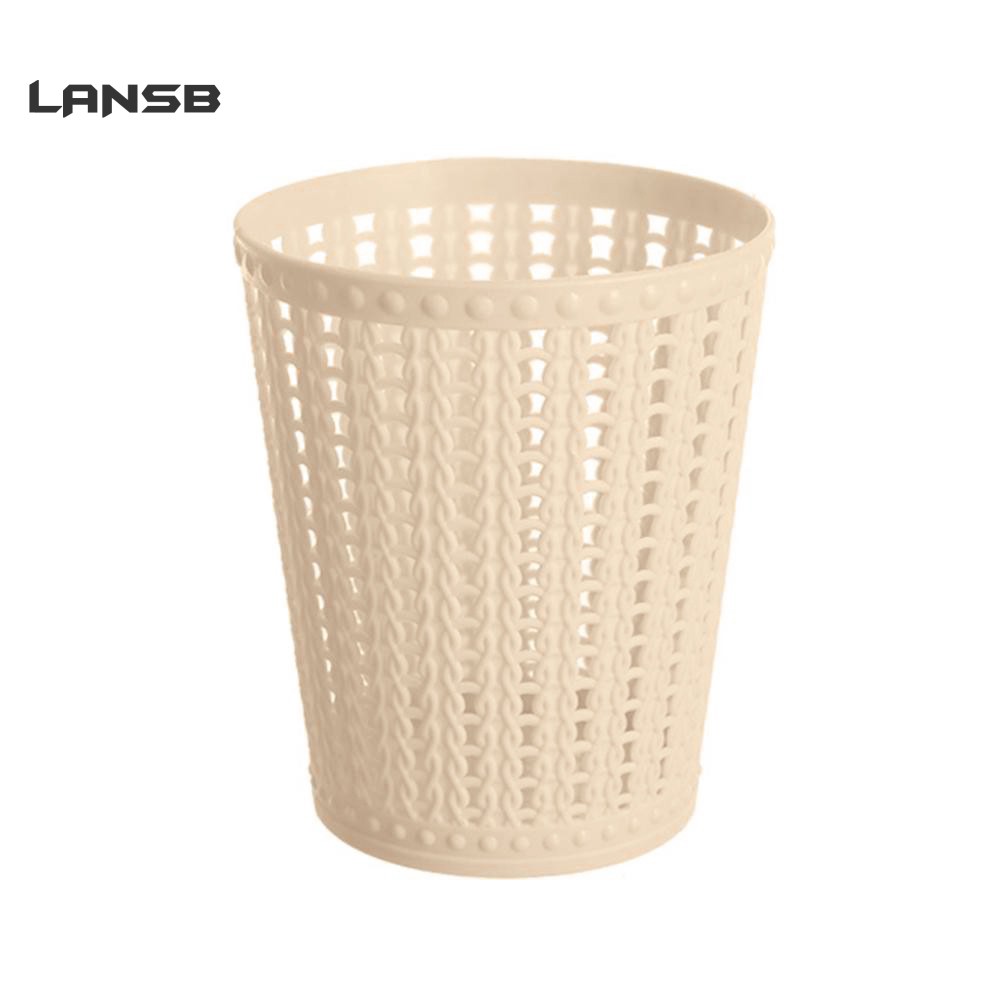Giỏ đựng rác mini dạng lỗ rỗng cho phòng ngủ/phòng khách