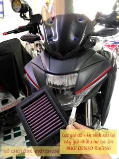 Lọc gió GSX150- ( vệ sinh xài lại được)