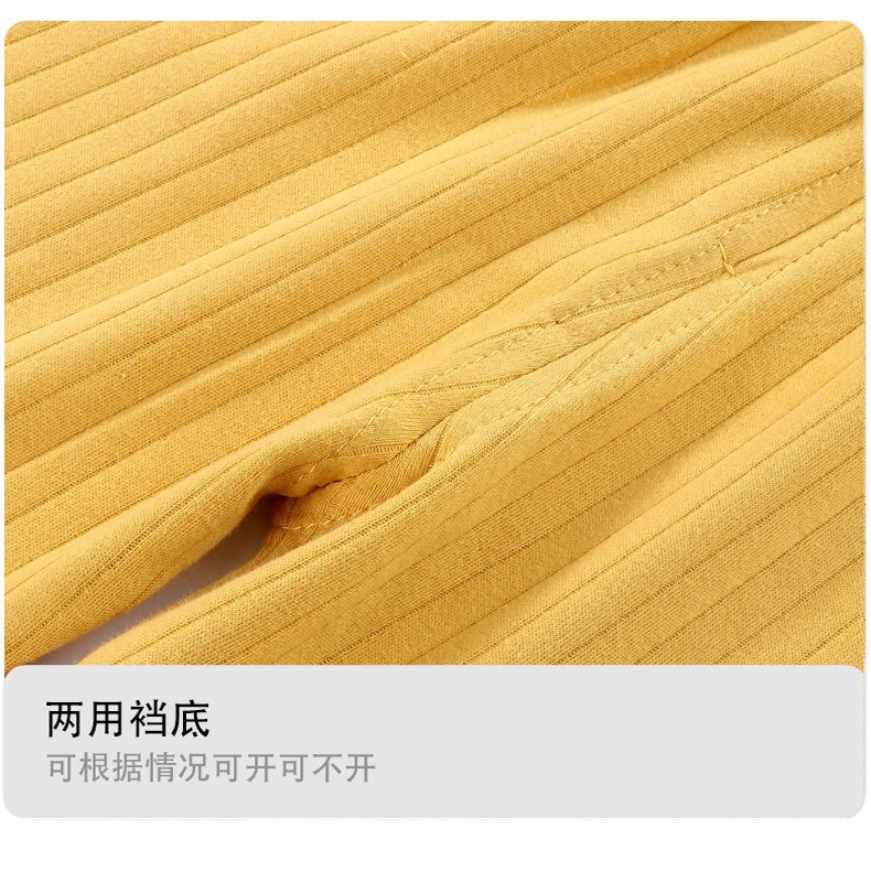 Bộ đồ ngủ tay dài vải cotton lụa phong cách Hàn Quốc thời trang thu đông cho bé 65-125cm