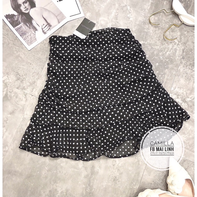 [ Mã FAGREEN55 giảm 10% tối đa 30K đơn 99K] ⚡️CHẤM BI⚡️Chân váy ngắn chấm bi có lót quần | BigBuy360 - bigbuy360.vn