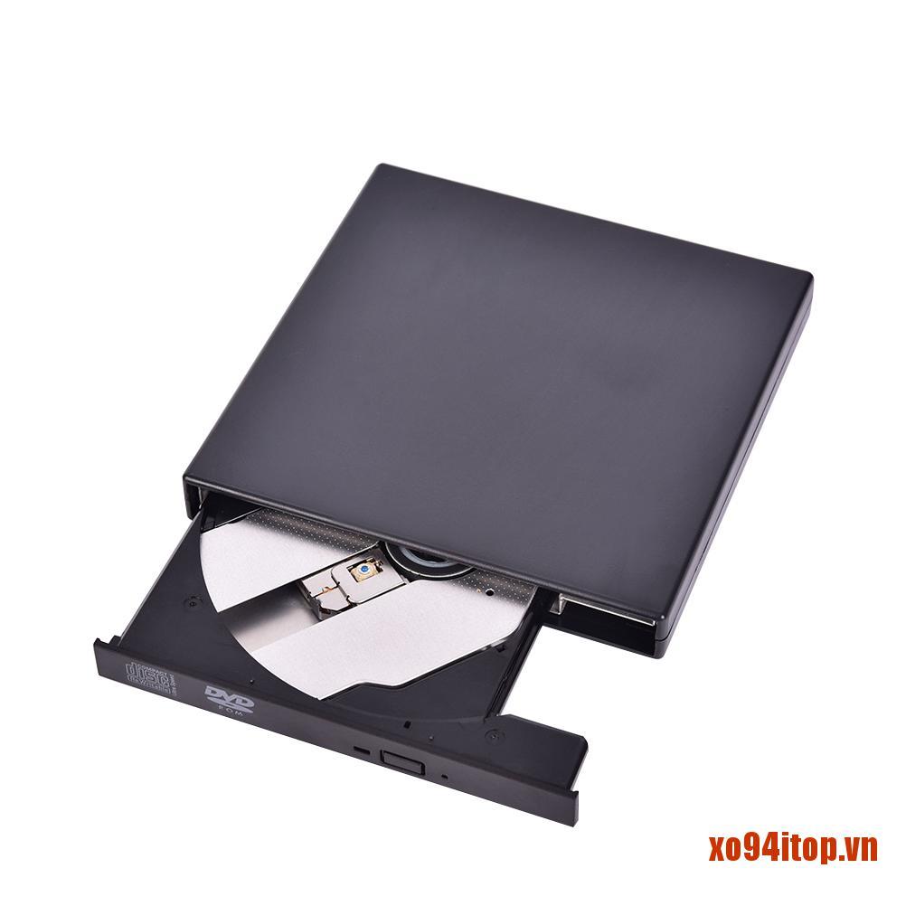 XOTOP USB 2.0 External Drive DVD CD RW Disc Reader CD Music Burner Mobile Comb