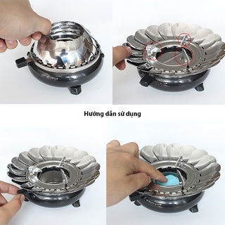 Bếp cồn du lịch cắm trại gấp gọn BC2