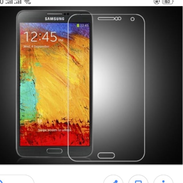 Bộ 2 kính cường lực Galaxy Note 3 Tặng 1 ốp dẻo