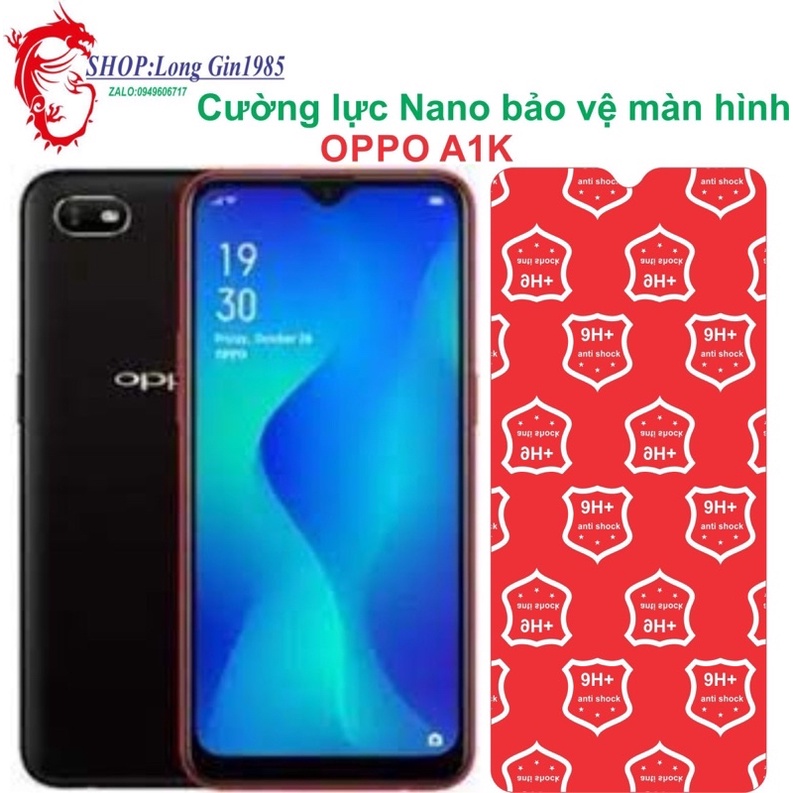 Oppo A1K Cường lực dẻo Nano chống va đập chống trầy xước