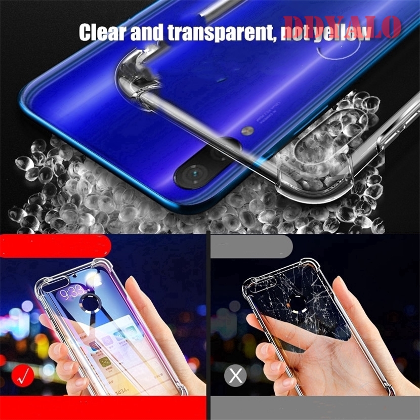 Ốp điện thoại TPU màu trong chất lượng cao cho Samsung Galaxy M20 M10 A50 A30 A20