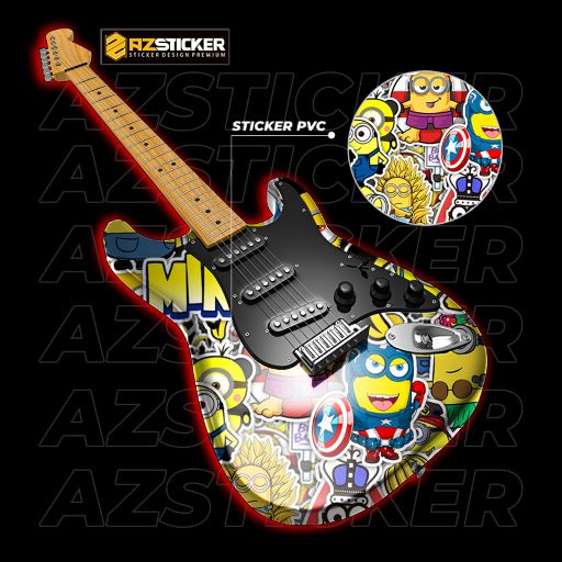 Bộ Sticker Minion Cute Dán Nón Bảo Hiểm , Dán Laptop , Dán Vali , Dán Điện Thoại , Dán Máy Tính Chống Thấm Nước