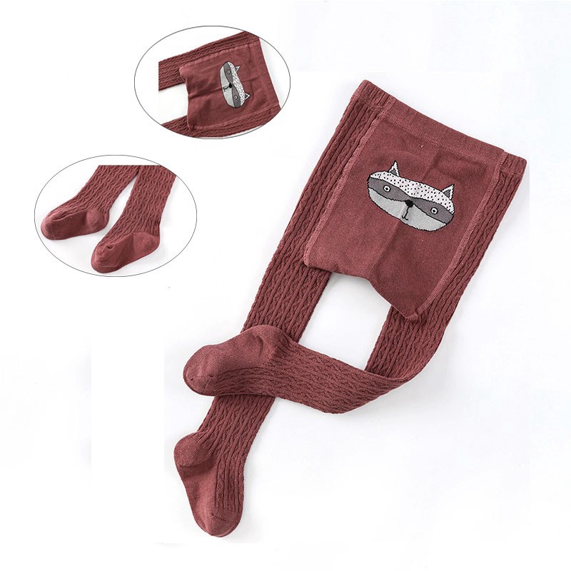 Quần tất cotton hoạt hình thời trang cho bé gái dễ thương