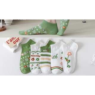 Vớ hoa xanh set 5 đôi