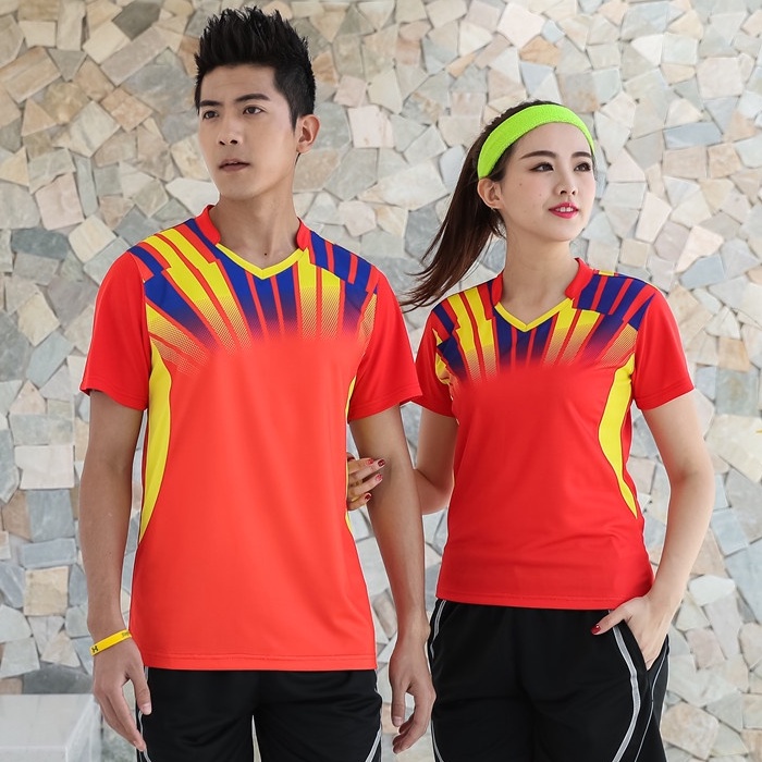 Bộ Đồ Thể Thao Tay Ngắn Thoáng Khí Nhanh Khô Thời Trang Mùa Hè Cho Nam Và Nữ