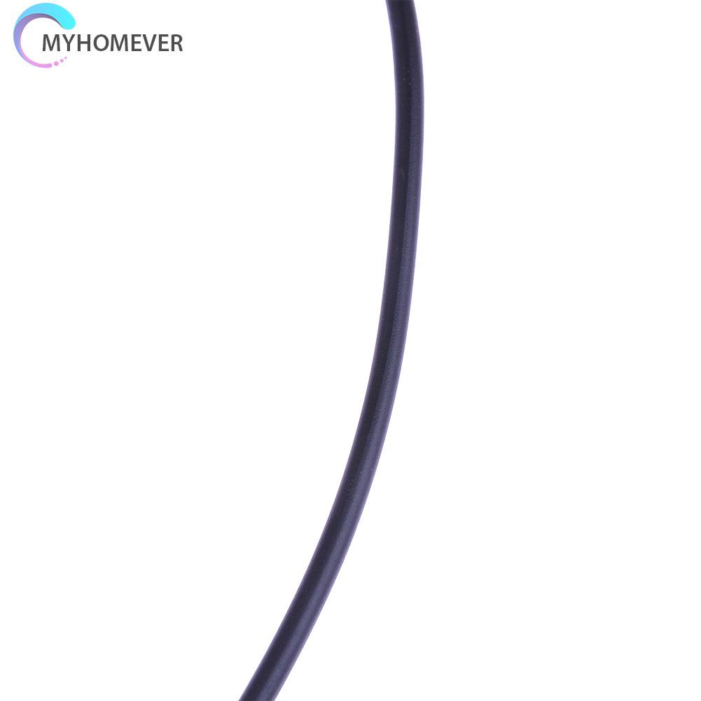 Vòng cổ choker bằng cao su đen 3mm 16/18/24inch cho nam nữ