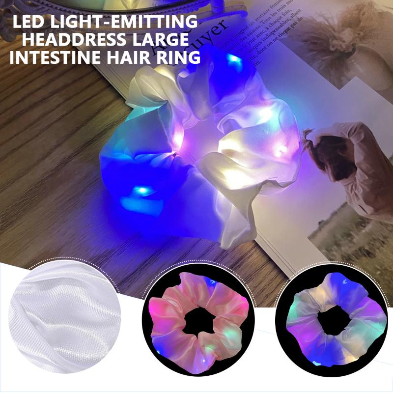 Dây buộc tóc co giãn có đèn led nhiều chế độ