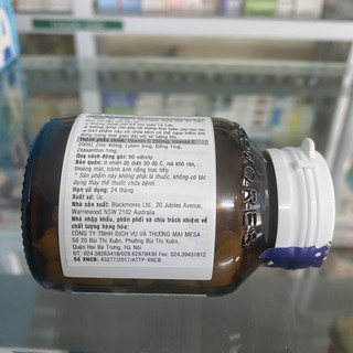 Viên Uống Bổ Mắt Blackmores Macu Vision Plus
