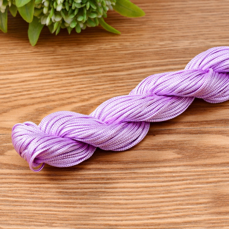 Cuộn dây nylon 1mm/26m dùng làm trang sức thủ công