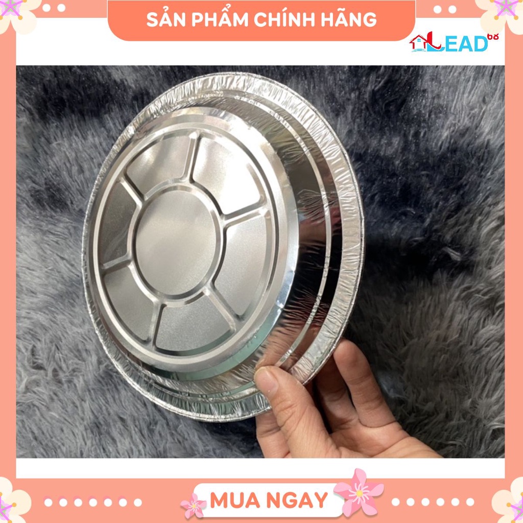 Sét 20 khay giấy bạc lót nồi chiên không dầu size 21cm