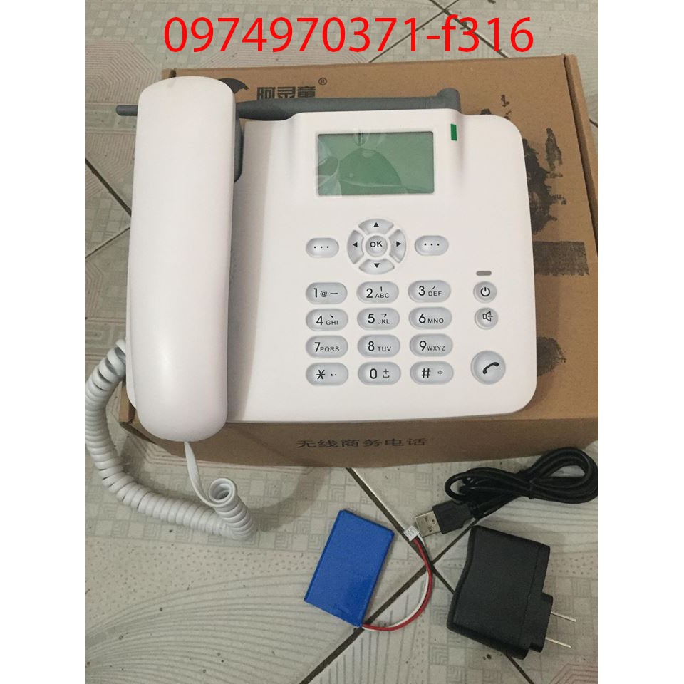 Điện thoại bàn LẮP SIM, điện thoại bàn cố định không dây Huawei F316
