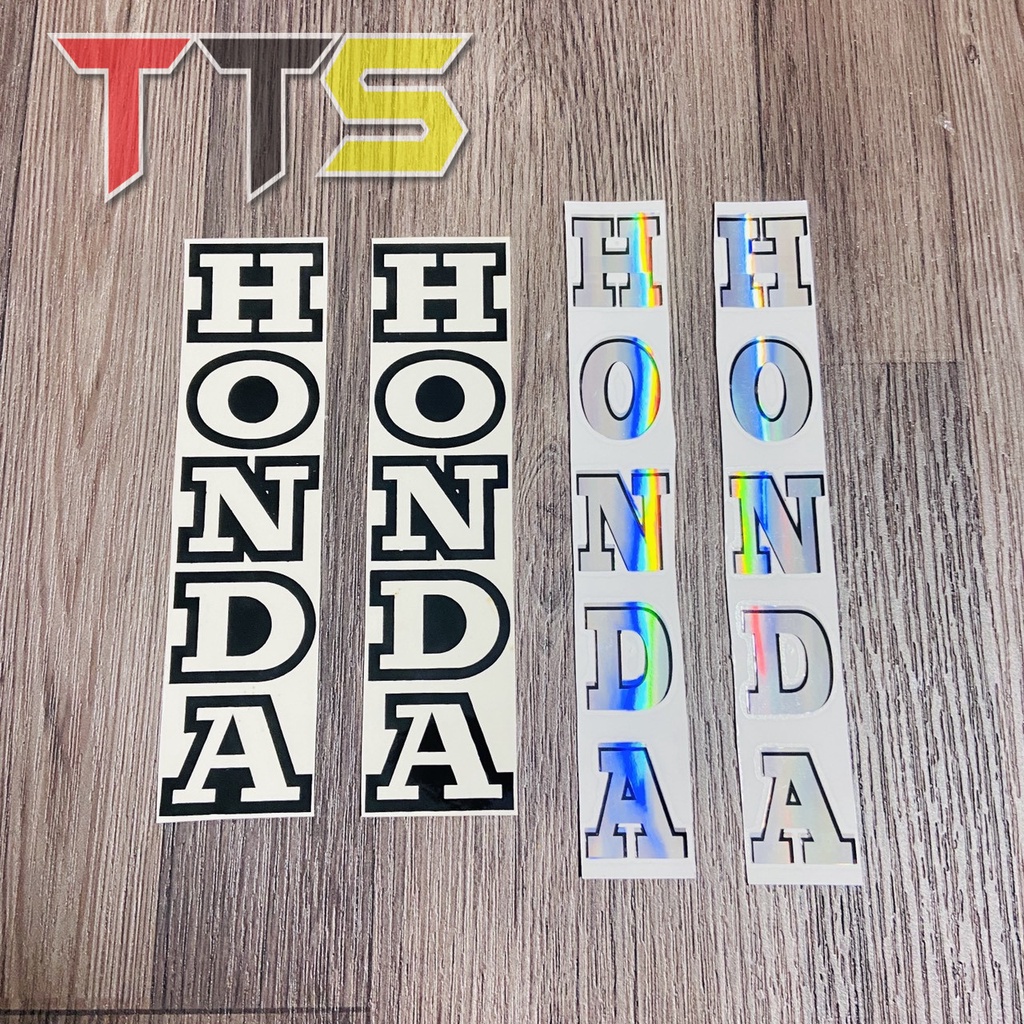 Tem dán phuộc trước phong cách Classic chữ Honda, Yamaha thích hợp dán 67, CL, BENLY