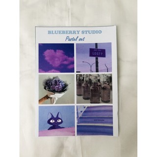 Miếng dán sticker trang trí pastel set