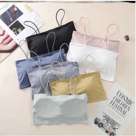 Áo lót bra quây ngực 2 dây su cao cấp đẹp giá rẻ Free Size từ 40 đến 55kg 709