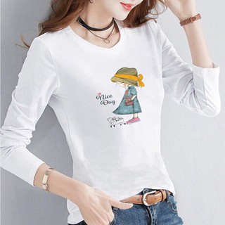 [ CỰC ĐẸP ] Áo thun nữ dài tay mặc thu đông
