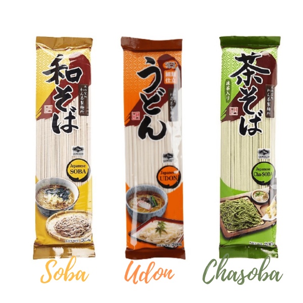 Mì Udon/ Soba/ Cha-Soba Yamamori gói 200g