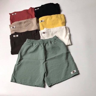 Quần short nữ chất đũi sần, quần sooc đùi nữ siêu mát mặc nhà mùa hè MinT