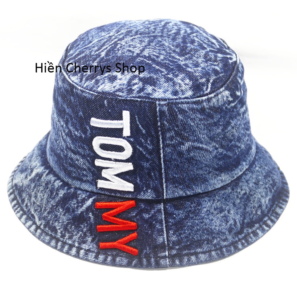 Mũ Bucket Vành Cụp ❤️ Nón Jean Tai Bèo Cao Cấp Kiểu Thêu Chữ Phong Cách Hàn Quốc Hot trend 2022