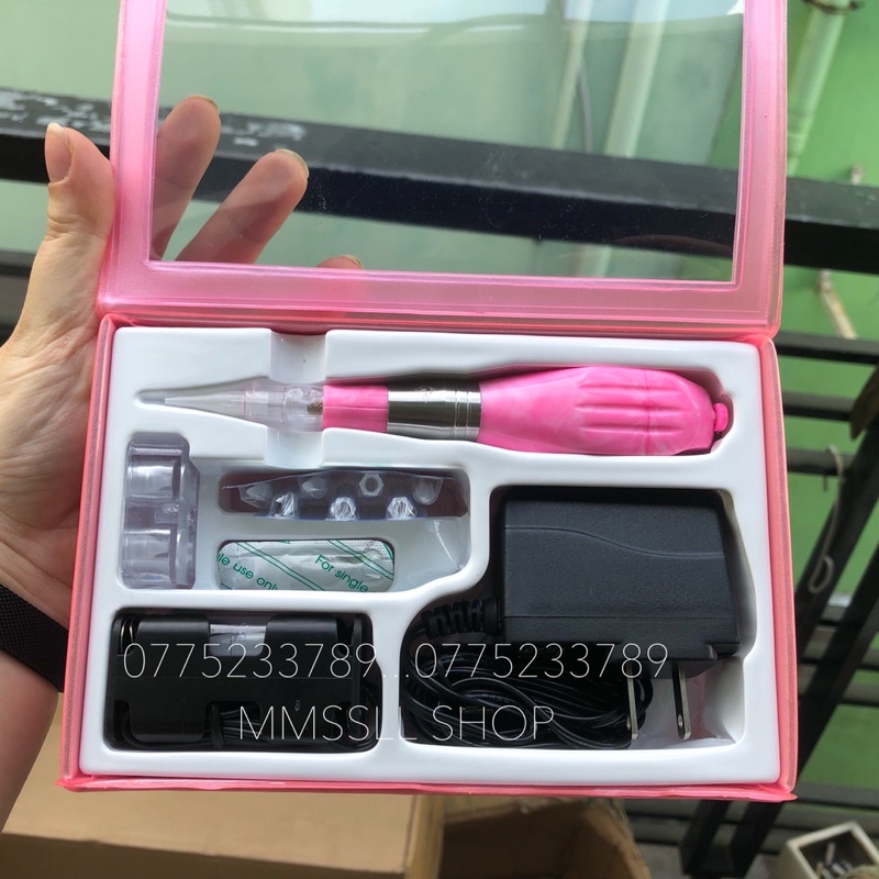 Máy Thần Thánh Không Tích Điện Có Chỉnh Kim_ Dụng Cụ Phun Xăm