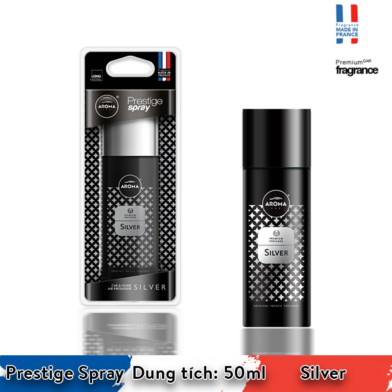 Nước Hoa Ô Tô Prestige Spray, Xịt Thơm Ô Tô Aroma Car Prestige Spray( Nhập Khẩu Chính Hãng)