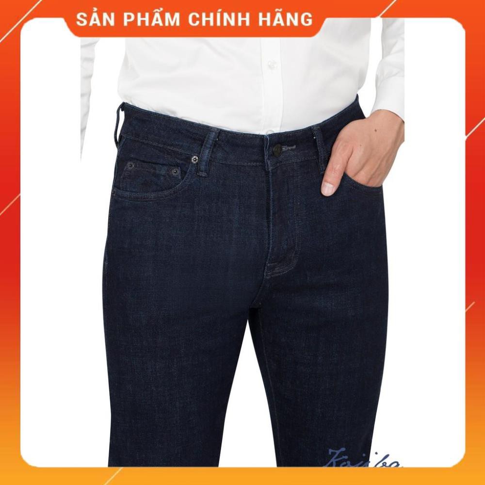 Quần jeans nam Kojiba dáng slimfit siêu bền màu xanh đen - KJB0109048 -v1