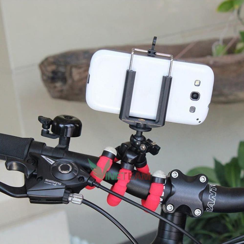 Freeship 50k Giá Đỡ Bạch Tuộc Đa Năng (Tripod Mini) tặng kèm kẹp điện thoại -dc4058 +dc463