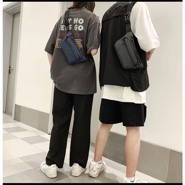 Túi đeo chéo mini nam nữ unisex phong cách ulzzang da Pu cao cấp chống thấm nước Tough Slhs S13