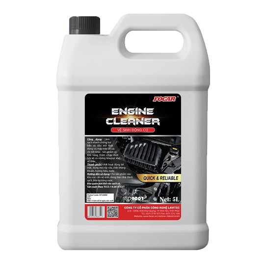 Dung dịch vệ sinh động cơ xe ô tô Focar Engine Cleaner 5 lít