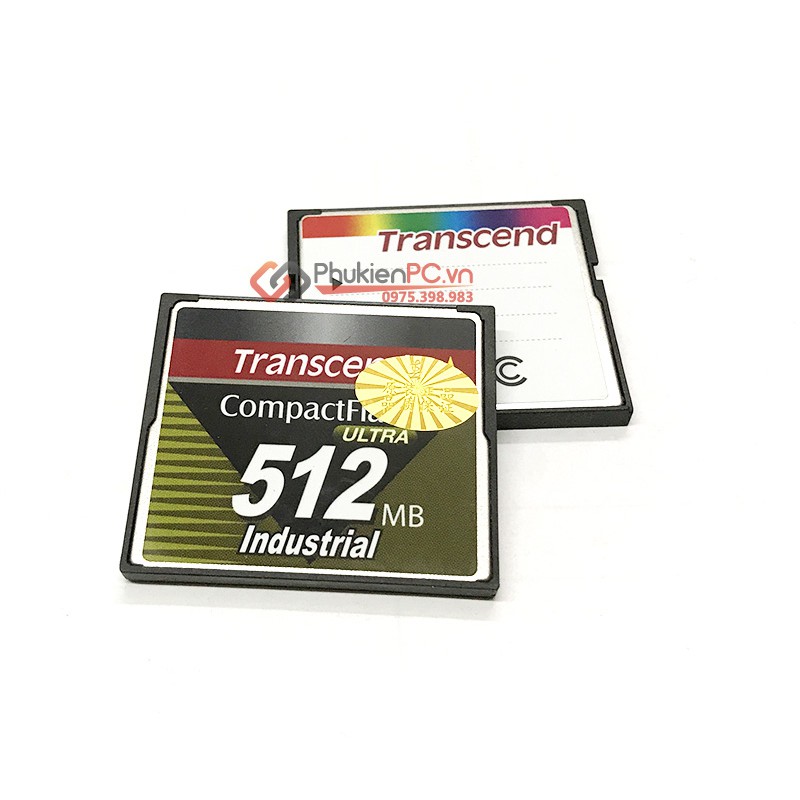 Thẻ nhớ CF Card Transcend Industrial công nghiệp 512MB