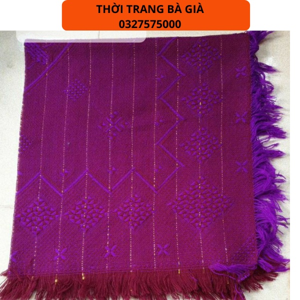 Khăn Len  Nhung Choàng Đầu Cho Bà Cho Mẹ.Khăn người già.