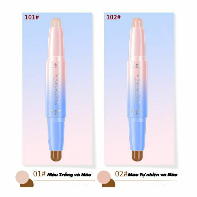 (Rẻ Vô Địch) Bút Tạo Khối Và Che Khuyết Điểm Đa Năng Maycreat | BigBuy360 - bigbuy360.vn