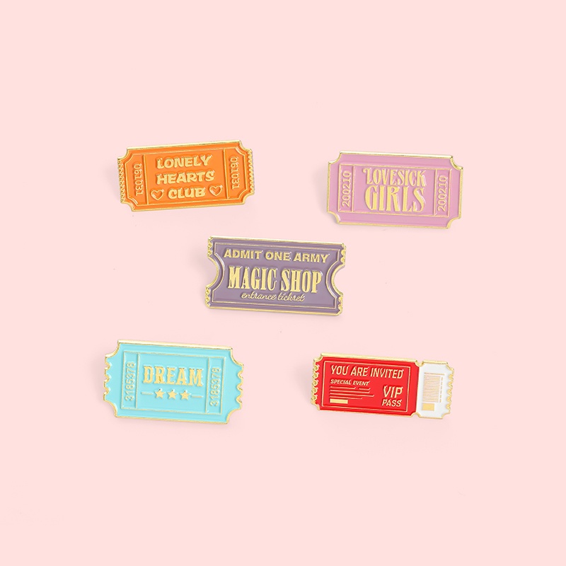 Huy hiệu cài áo tráng men hình hoạt hình vui nhộn