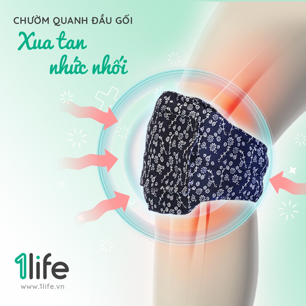 Túi Chườm Nóng Lạnh Giảm Đau Đầu Gối, Thoái Hóa Khớp Gối, Bó Gối Bảo Vệ Đầu Gối 1LIFE