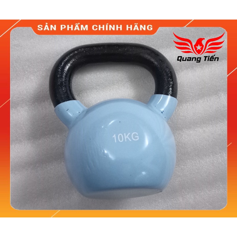 Tạ ấm - tạ bình vôi bọc cao su cao cấp 10 kg Iron Bull nhập khẩu (Giá 1 quả)