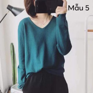Áo len cổ V xuất hàn