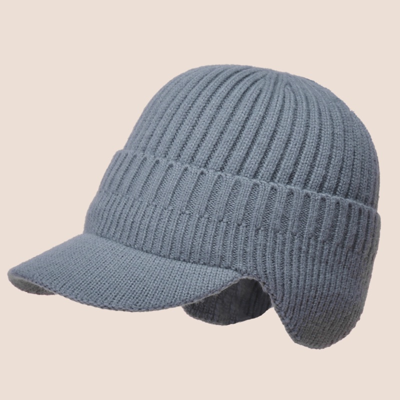 Thick Wool Hats Keep Warm Protects Ears European American Style Fall Winter Fashion For Men