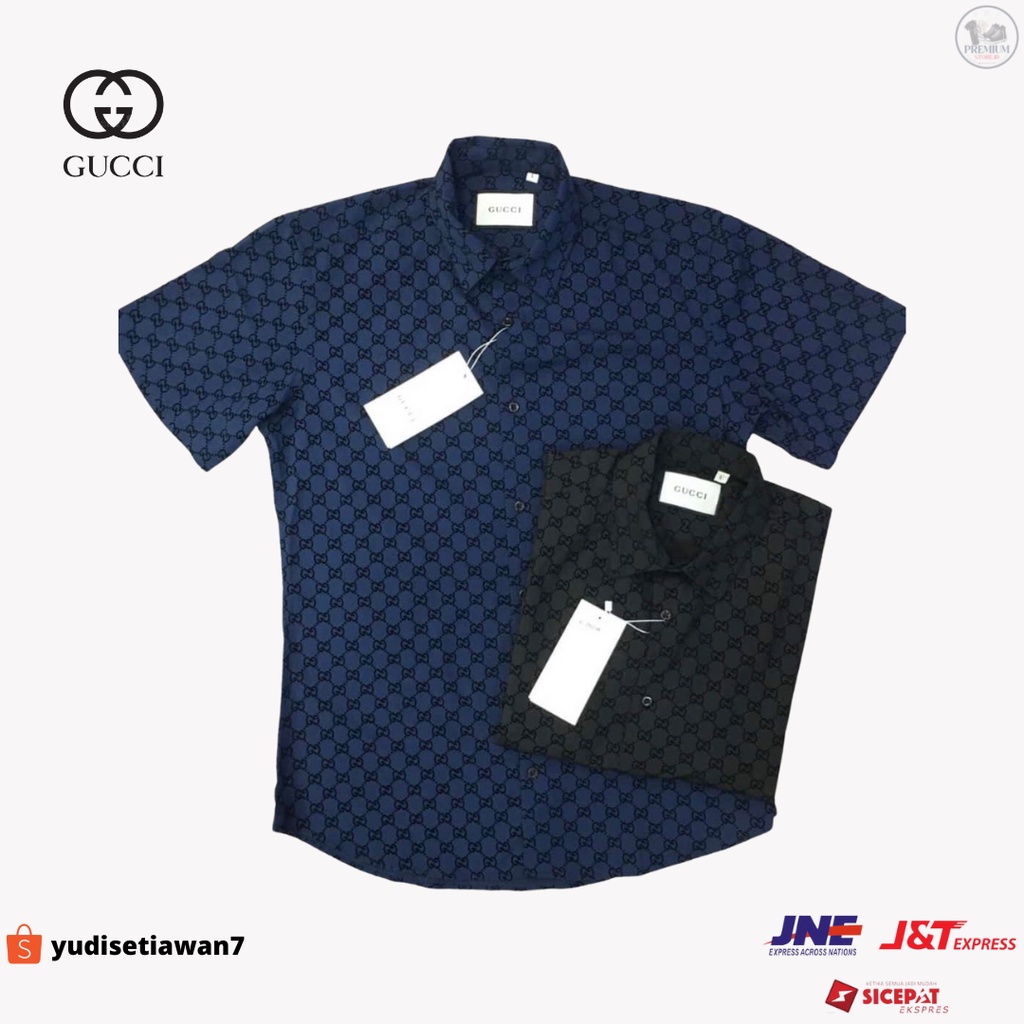 Áo Sơ Mi Ngắn Cao Cấp Gucci