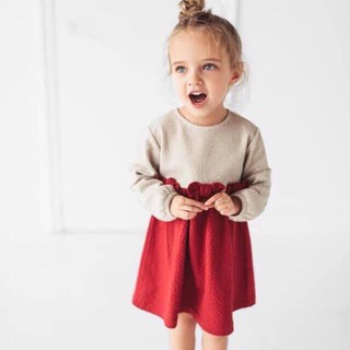 Váy zara len cho bé gái phối chân váy siêu đáng yêu phù hợp cho các bé từ 2 - 6 tuổi(10-23kg)